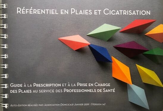 Couverture du Référentiel en Plaies et Cicatrisation 2019 de DomCica Toulouse
